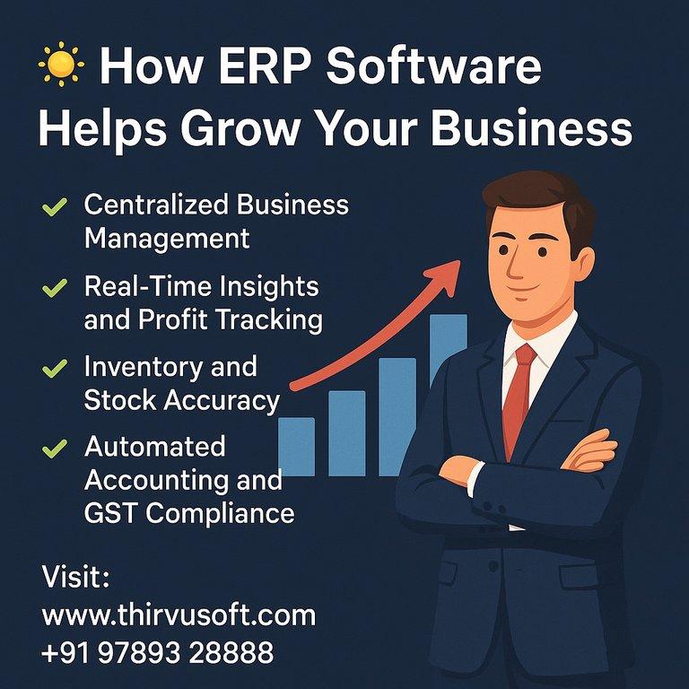 Automate & Grow Your Business with ERP Software - Cover Image